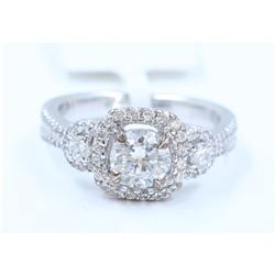 Silver & Cubic Zirconia Ring:4.12GMS/Cubic Zirconia:0.50CT