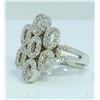Image 1 : 14K WHITE GOLD RING 7.91 GRAM  DIAMOND 0.57CT