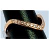 Image 3 : 14K ROSE GOLD RING 3.80GRAM  DIAMOND 0.28CT