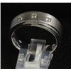 Image 3 : 14K WHITE GOLD PRINCESS CUT DIAMOND RING:12.50 GRAMS/DIAMOND:0.28CT