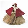 Image 1 : A small German shoulder China 'fortune teller' doll, circa 1870, the doll with a skirt made of pa...