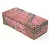 Image 1 : A Russian pink granite cigarette box, 7.5 ins....