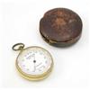 Image 1 : A gilt brass pocket aneroid barometer, by J B Dancer of Manchester, in case,...