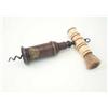 Image 1 : A 19th century Thomason type corkscrew, with bone handle and side brush above a rack and brass dr...