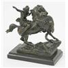 Image 1 : After Karl Kiss, a late 19th century German bronze group of an Amazon being attacked by a Tiger,...