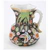 Image 1 : A Victorian Mason's Ironstone hydra jug, painted with flowers, leaves and a butterfly against a b...
