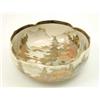 Image 1 : An early 20th century Satsuma bowl, the scalloped deep bowl painted with figures in a mountainous...