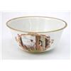 Image 1 : An early Meissen Hausemalerei circular bowl painted probably in Dresden with two panels of peasan...