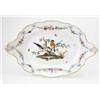 Image 1 : A Meissen (Marcolini) shaped oval two-handled tureen stand painted with a jay, a bullfinch and a...