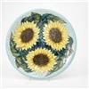 Image 1 : A Moorcroft Sunflower charger, introduced 1988, decorated in shades of yellow, green and brown ag...