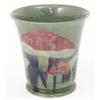 Image 1 : A Moorcroft Claremont flared cylindrical Jardiniere, circa 1915, decorated with an encircling pat...
