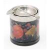 Image 1 : A Moorcroft Pomegranate 'turn over ash tray', circa 1920, decorated in shades of orange, purple a...