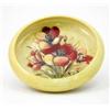 Image 1 : A Walter Moorcroft Freesia bowl, post-war, decorated with a central spray in shades of red, yello...