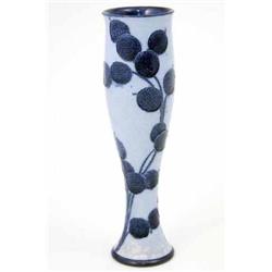 A Moorcroft Macintyre Florian Ware Honesty vase, circa 1898-1905, of slender waisted form, decora...