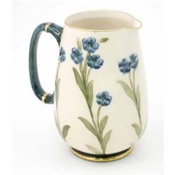 A Moorcroft Macintyre Duraware Jug, circa 1908, made for Jones and Higgins, decorated with simple...