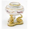 Image 1 : A Flight, Barr and Barr vase, 1813-40, with seed-pearl border and finely painted with wild birds...