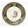 Image 1 : A fine Royal Worcester plate, painted with a hillside view and two children by John Stinton jnr.,...