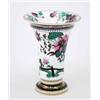 Image 1 : A Spode spill vase, of everted form printed and enamelled with flowers, circa 1830, 5.25in....