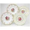 Image 1 : A pair of Royal Crown Derby plates, painted with flowers, signed C. Gresley, date code 1934 (9in....
