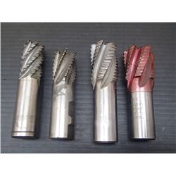 Misc Sized HSS Rougher End Mills, Shank: 1 