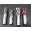 Image 1 : Misc Sized HSS Rougher End Mills, Shank: 1"