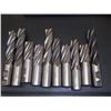 Image 1 : Misc Sized HSS End Mills, Shank: 1"