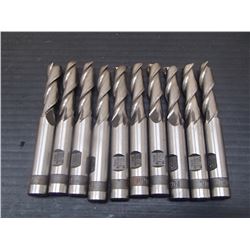 7/16  HSS 2FL End Mills, Shank: 1/2 