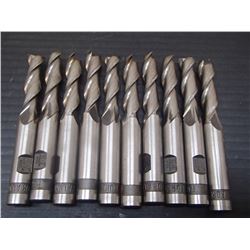 7/16" HSS 2FL End Mills, Shank: 1/2"