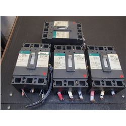 GE Industrial Circuit Breakers, (2)100A, (2)50A