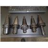 Image 5 : BT45 End Mill Holders, (2) 1/2", (2) 3/4", (1) 1.25"