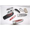 Image 1 : Lot of 9 Knives Lock Blade Multi Blade Advertising