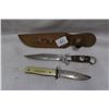Image 1 : 2 Mini Knives, One Has Compass & Sheath