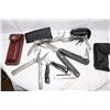 Image 1 : 4 Multi Tools with Trade Leather Sheaths