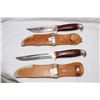 Image 1 : 2 Finish Made Hunting Knives with Sheaths