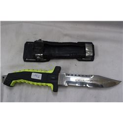 US Divers Knife in Sheath