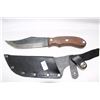 Image 1 : Hunting Knife with Leather Sheath