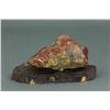 Image 1 : Chinese Chicken Blood Stone Boulder with Stand
