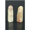 Image 4 : 2 Pc Chinese Fulong Stone Carved Dragon Seals