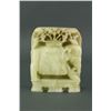 Image 2 : Pair Chinese Hardstone Carved Bookends Elephant