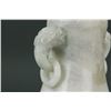 Image 2 : Chinese White Hardstone Carved Hu Form Vase