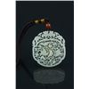 Image 1 : Chinese Hetian White Jade Carved Pendant with Cert