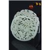 Image 4 : Chinese Hetian White Jade Carved Pendant with Cert