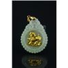 Image 2 : 3 Pc Chinese Gilt Jade Pendant