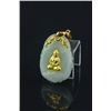 Image 4 : 3 Pc Chinese Gilt Jade Pendant