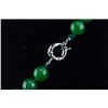 Image 3 : Chinese Fine Green Jade Carved Necklace
