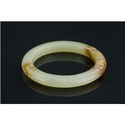 Chinese White Jade Bangle