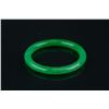 Image 1 : Chinese Green Jade Carved Bangle