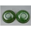 Image 3 : Pair of Large Chinese Spinach Jade Bowls