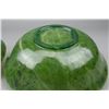 Image 4 : Pair of Large Chinese Spinach Jade Bowls