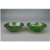Image 6 : Pair of Large Chinese Spinach Jade Bowls